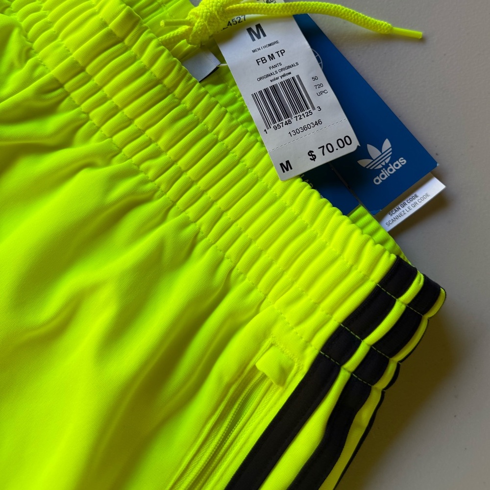 Adidas Originals- Neon Tracksuit pants - size M - NWT - punk limited edition - Picture 4 of 4